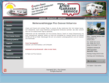 Tablet Screenshot of pico-caravan.de